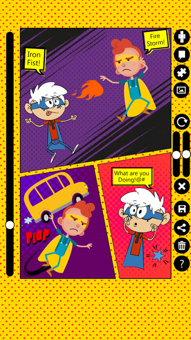 Emulate iPhone app Comic Page Creator using MyAndroid Emulate iPhone app Comic Page Creator using MyAndroid