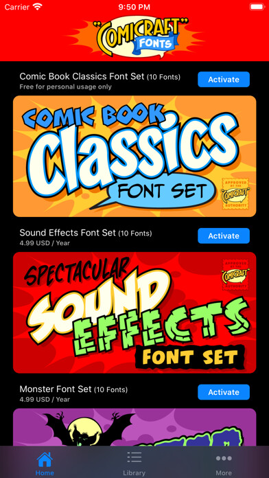 Emulate iPhone app Comicraft Fonts using MyAndroid Emulate iPhone app Comicraft Fonts using MyAndroid