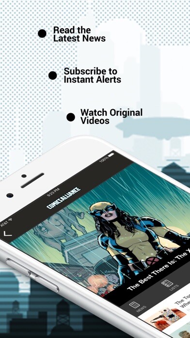 Emulate iPhone app ComicsAlliance using MyAndroid