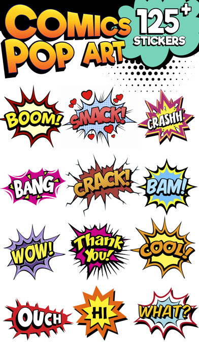 Emulate iPhone app Comics Pop Art Sticker Effects using MyAndroid Emulate iPhone app Comics Pop Art Sticker Effects using MyAndroid