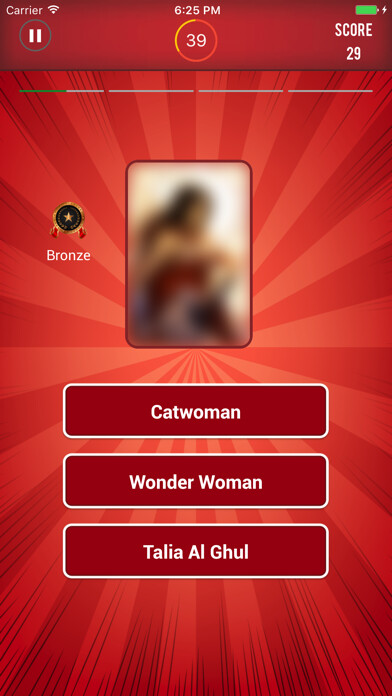 Emulate iPhone app Comics Superhero Villain Quiz using MyAndroid Emulate iPhone app Comics Superhero Villain Quiz using MyAndroid