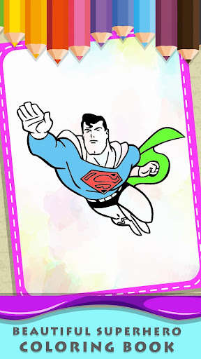 Run android online APK Comic Superhero Coloring Book from MyAndroid or emulate Comic Superhero Coloring Book using MyAndroid