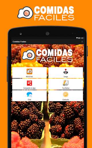 Run android online APK Comidas Faciles from MyAndroid or emulate Comidas Faciles using MyAndroid