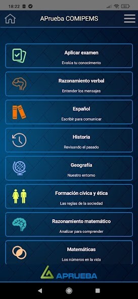 Run android online APK COMIPEMS 2022 APrueba+ from MyAndroid or emulate COMIPEMS 2022 APrueba+ using MyAndroid