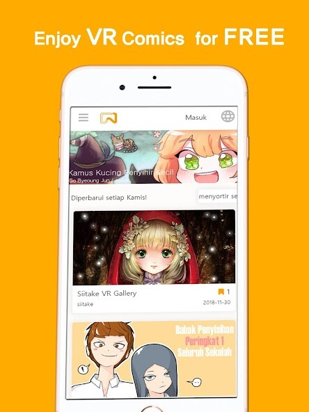 Run android online APK ComixV - VR Comic / VR Webtoon from MyAndroid or emulate ComixV - VR Comic / VR Webtoon using MyAndroid