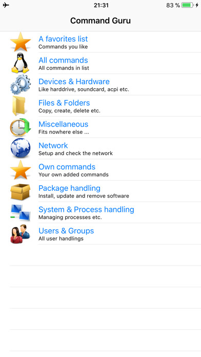 Emulate iPhone app Command Guru for Linux using MyAndroid Emulate iPhone app Command Guru for Linux using MyAndroid