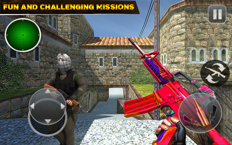 Run android online APK Commando Gun Shooting Games from MyAndroid or emulate Commando Gun Shooting Games using MyAndroid
