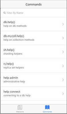 Emulate Android APK Command Reference for MongoDB