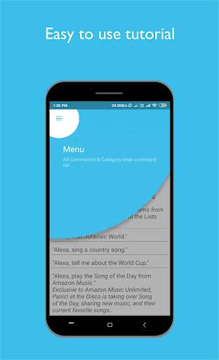 Run android online APK Commands Guide For Alexa from MyAndroid or emulate Commands Guide For Alexa using MyAndroid