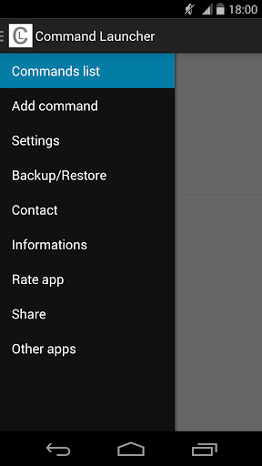 Run android online APK Commands Launcher from MyAndroid or emulate Commands Launcher using MyAndroid