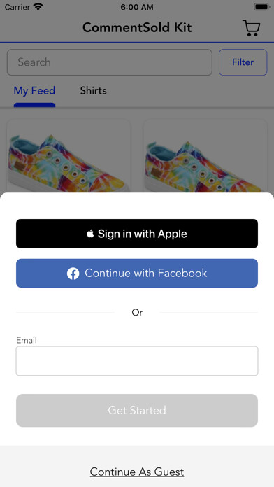 Emulate iPhone app CommentSold Kit using MyAndroid Emulate iPhone app CommentSold Kit using MyAndroid
