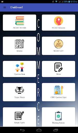 Run android online APK COMMERCE NCERT BOOKS & NCERT COMMERCE PORTAL from MyAndroid or emulate COMMERCE NCERT BOOKS & NCERT COMMERCE PORTAL using MyAndroid