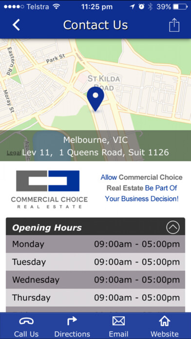 Emulate iPhone app Commercial Choice Real Estate using MyAndroid Emulate iPhone app Commercial Choice Real Estate using MyAndroid