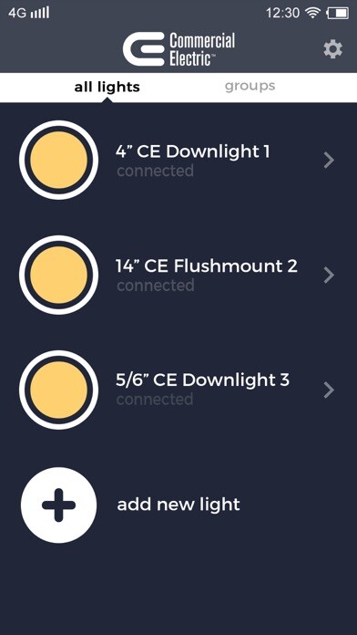 Emulate iPhone app Commercial Electric Lighting using MyAndroid Emulate iPhone app Commercial Electric Lighting using MyAndroid