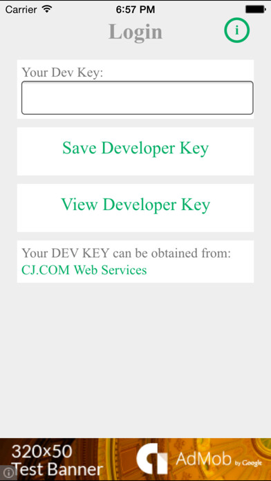 Emulate iPhone app Commission Manager using MyAndroid