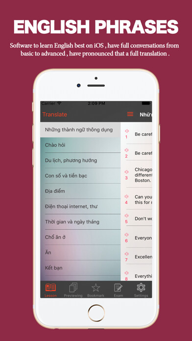 Emulate iPhone app Common English Phrases using MyAndroid Emulate iPhone app Common English Phrases using MyAndroid