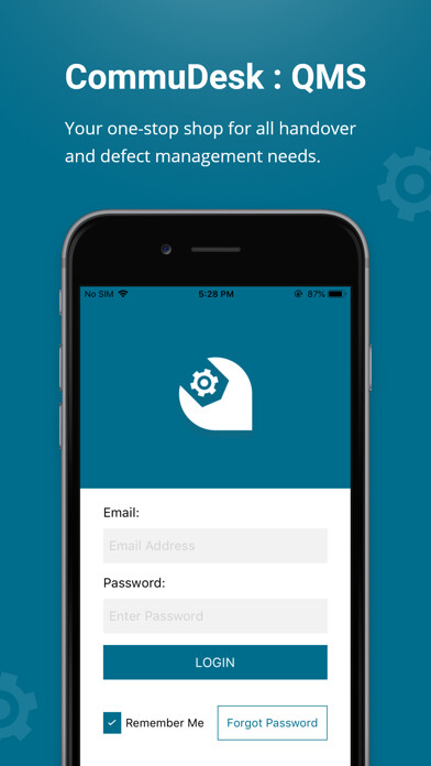 Emulate iPhone app CommuDesk: QMS using MyAndroid
