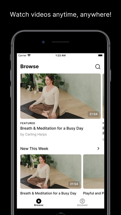 Emulate iPhone app Commune Yoga using MyAndroid Emulate iPhone app Commune Yoga using MyAndroid