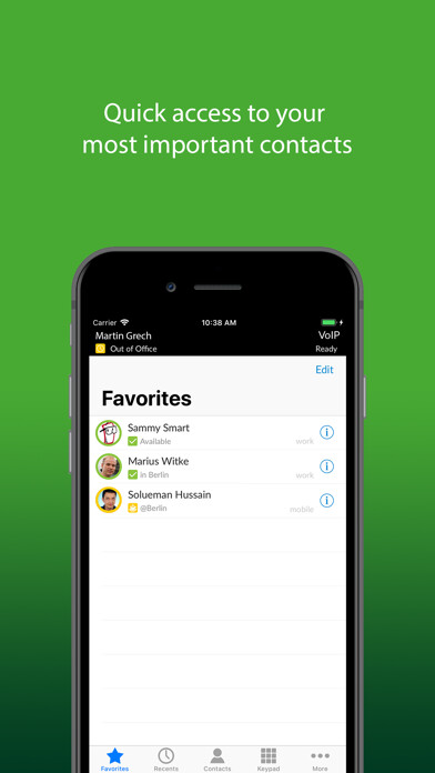 Emulate iPhone app Communi5 MobileControl using MyAndroid