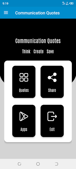 Run android online APK Communication Quotes App from MyAndroid or emulate Communication Quotes App using MyAndroid