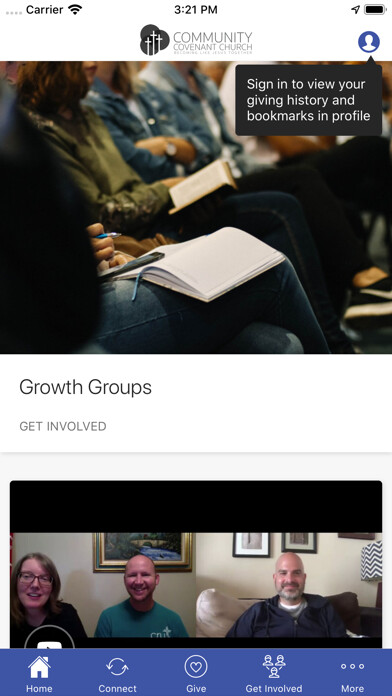 Emulate iPhone app COMMUNITY Covenant Church using MyAndroid Emulate iPhone app COMMUNITY Covenant Church using MyAndroid