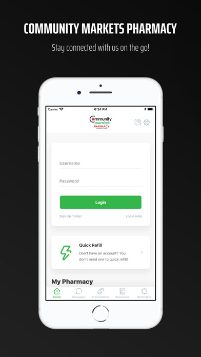 Emulate iPhone app Community Markets Pharmacy using MyAndroid Emulate iPhone app Community Markets Pharmacy using MyAndroid