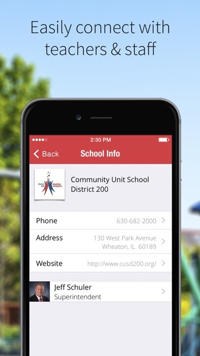 Emulate iPhone app Community School District 200 using MyAndroid Emulate iPhone app Community School District 200 using MyAndroid