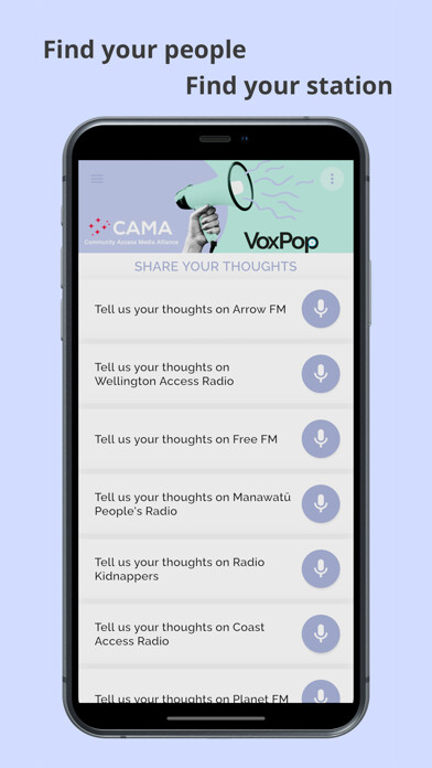 Emulate iPhone app Community VoxPop Studio using MyAndroid