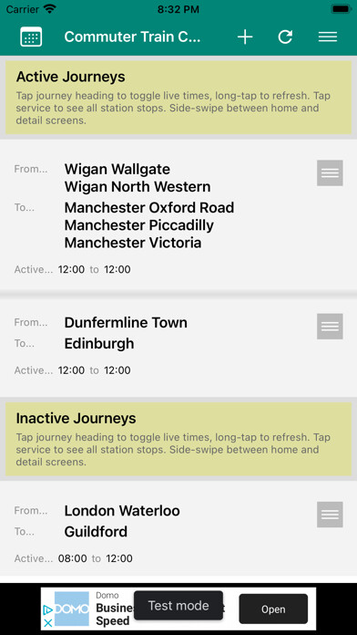 Emulate iPhone app Commuter Train Check using MyAndroid Emulate iPhone app Commuter Train Check using MyAndroid