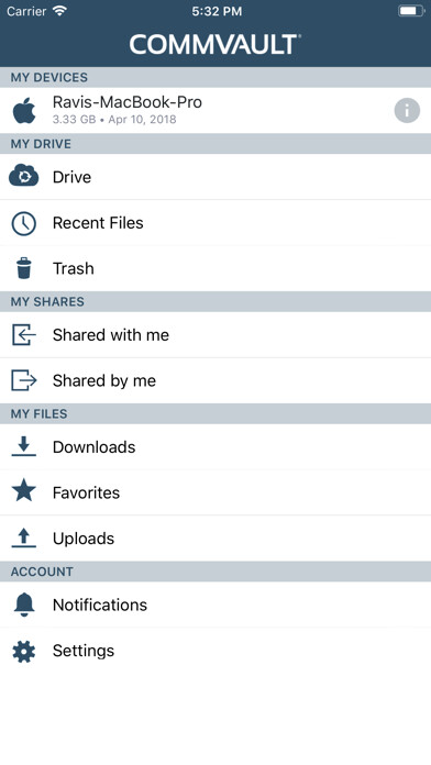Emulate iPhone app Commvault Edge using MyAndroid Emulate iPhone app Commvault Edge using MyAndroid