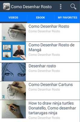 Emulate Android APK Como Desenhar Rosto
