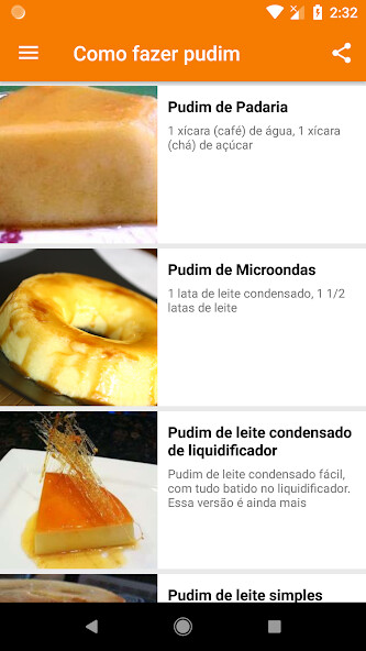 Run android online APK Como fazer Pudim Passo a Passo from MyAndroid or emulate Como fazer Pudim Passo a Passo using MyAndroid