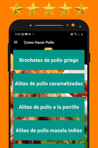 Run android online APK Como Hacer Pollo from MyAndroid or emulate Como Hacer Pollo using MyAndroid