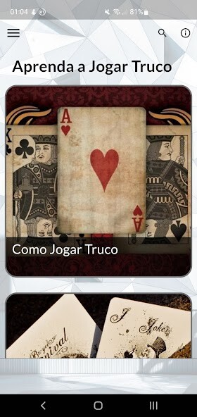 Run android online APK Como Jogar Truco from MyAndroid or emulate Como Jogar Truco using MyAndroid