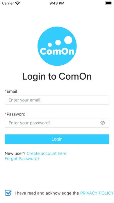 Emulate iPhone app ComOn App using MyAndroid Emulate iPhone app ComOn App using MyAndroid