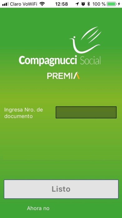 Emulate iPhone app Compagnucci Social using MyAndroid