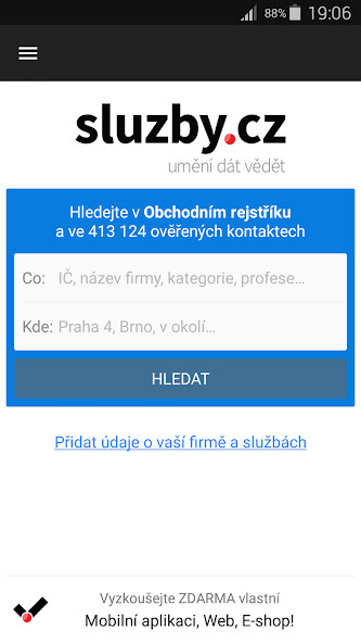 Run android online APK Companies or services in Czech from MyAndroid or emulate Companies or services in Czech using MyAndroid