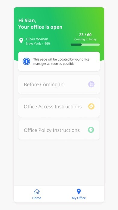 Emulate iPhone app Companion by Oliver Wyman using MyAndroid