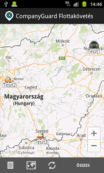 Run android online APK CompanyGuard Flottakövetés from MyAndroid or emulate CompanyGuard Flottakövetés using MyAndroid