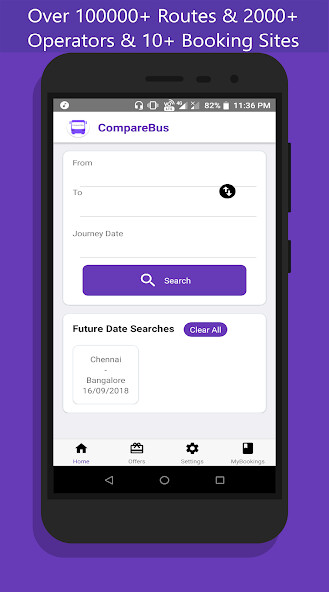 Run android online APK CompareBus - Price Comparison  Bus Ticket Booking from MyAndroid or emulate CompareBus - Price Comparison  Bus Ticket Booking using MyAndroid