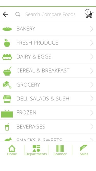 Emulate iPhone app Compare Foods Freeport using MyAndroid Emulate iPhone app Compare Foods Freeport using MyAndroid