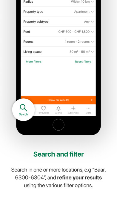 Emulate iPhone app Comparis Immobilien Swiss using MyAndroid Emulate iPhone app Comparis Immobilien Swiss using MyAndroid
