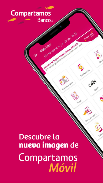 Emulate iPhone app Compartamos Mvil using MyAndroid