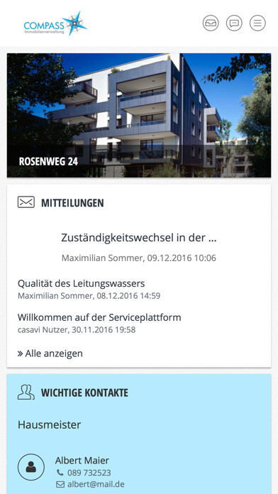 Emulate iPhone app Compass Immobilien using MyAndroid Emulate iPhone app Compass Immobilien using MyAndroid