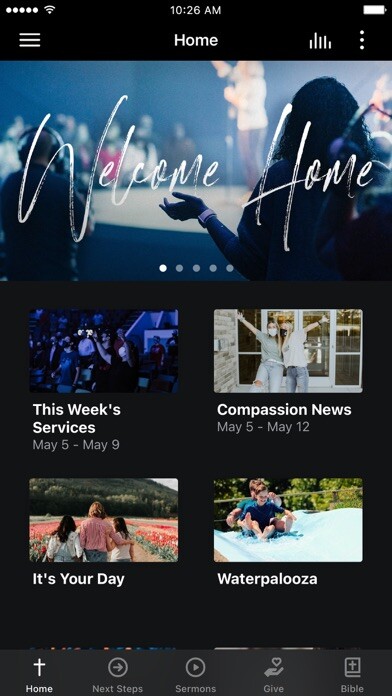 Emulate iPhone app Compassion Christian Church using MyAndroid Emulate iPhone app Compassion Christian Church using MyAndroid