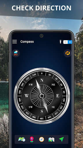 Run android online APK Compass, Offline Maps & Navigation from MyAndroid or emulate Compass, Offline Maps & Navigation using MyAndroid