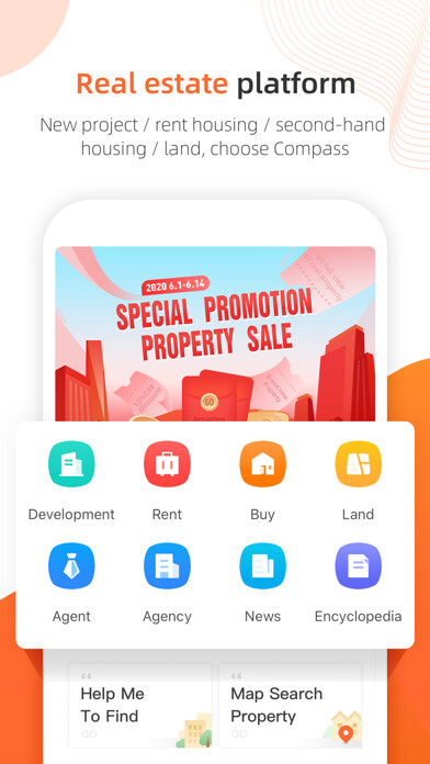 Emulate iPhone app Compass Real Estate & Rentals using MyAndroid