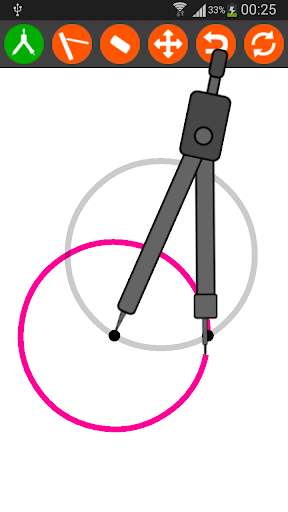 Emulate Android APK Compass Ruler