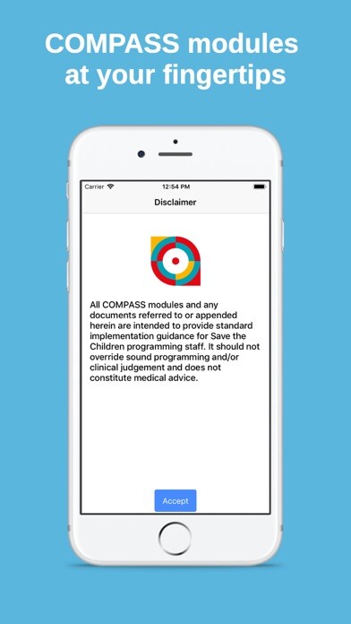 Emulate iPhone app COMPASS - Save the Children using MyAndroid Emulate iPhone app COMPASS - Save the Children using MyAndroid