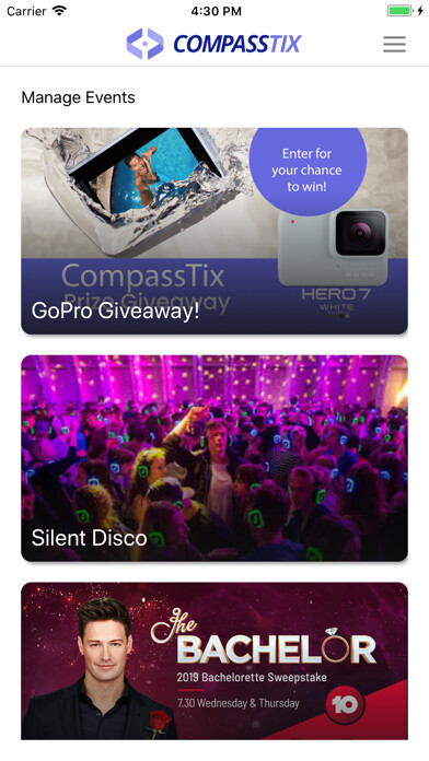 Emulate iPhone app CompassTix Usher using MyAndroid